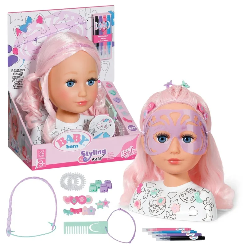Лялька-manekin Baby born Sister Styling для макіяжу та перукарського мистецтва Принцеса 30 см 836033