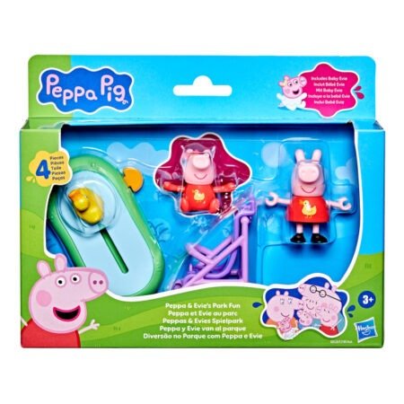 Ігровий набір PEPPA FIGURINES серії  Моменти з Пеппою  – СЕСТРИЧКИ НА ПРОГУЛЯНЦІ