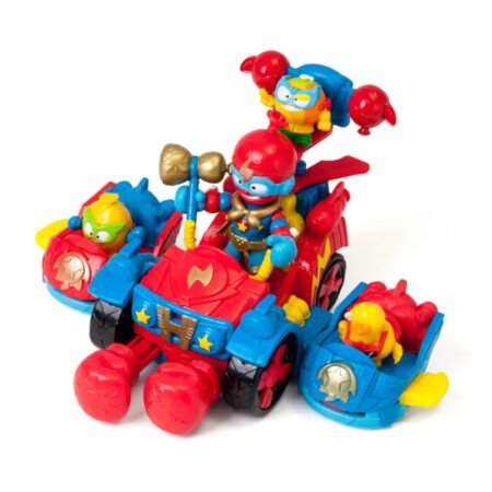 Игровой набор SUPERTHINGS серии «Kazoom Kids» S1 – БАЛУН-БОКСЕР (3 машинки, Казум-кид, 3 фигурки) - Зображення 2