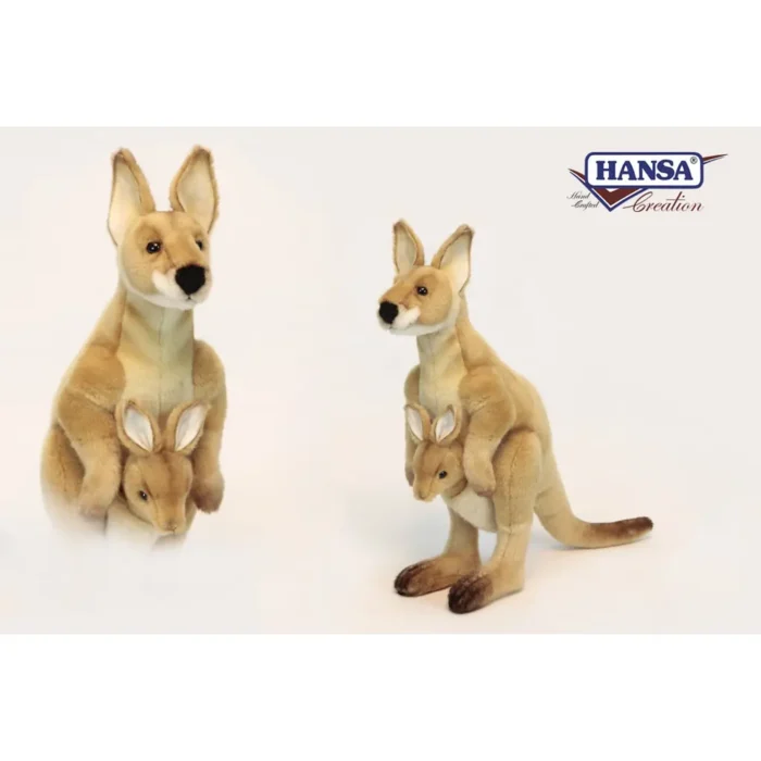 Hansa: М'яка іграшка Кенгуру, висота 38см - Зображення 2