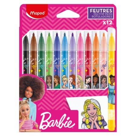 Бискучі маркери Maped Barbie, 12 шт