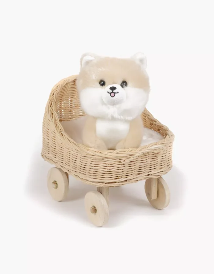 Міні-колиска Ambon з бамбука та ротанга для ляльок Minikane 28 см, 21 см та 7 см.  - Зображення 1