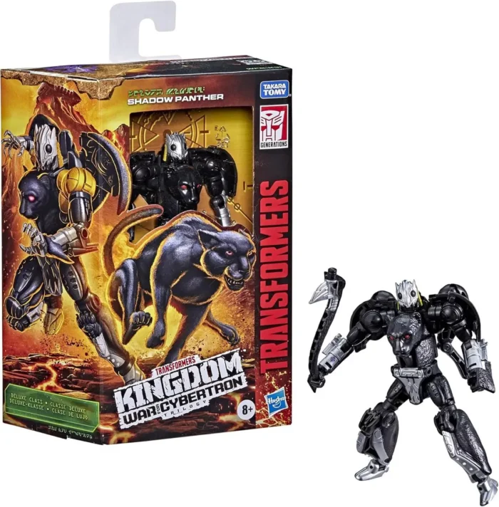 17 Трансформер Тіньова Пантера Transformers War for Cybertron Kingdom Deluxe WFC-K31 Shadow Panther (F0681) - Зображення 1