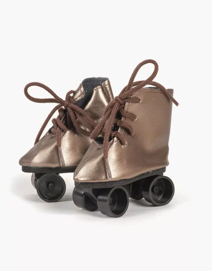 Пара роликових ковзанів зі штучної шкіри для ляльок - Зображення 1