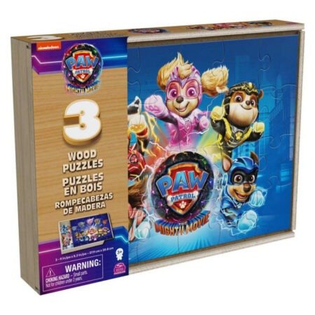 Пазл дерев’яний 3 в 1 «Цуценячий патруль у кіно 2» (21см   28см)