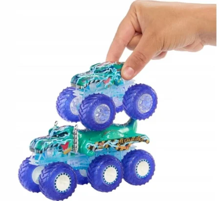 Набір 4 машинки Monster Trucks Mega-Wrex & Tiger Shark - Зображення 3