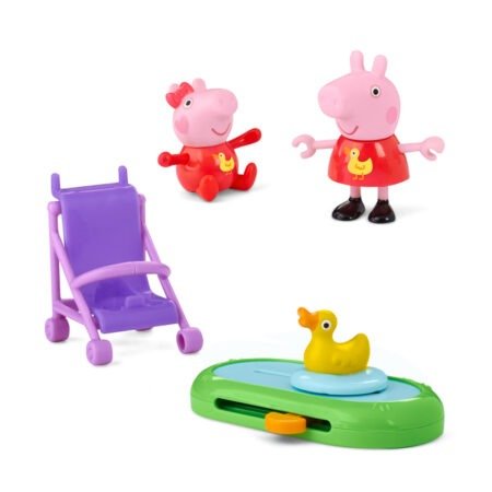 Ігровий набір PEPPA FIGURINES серії  Моменти з Пеппою  – СЕСТРИЧКИ НА ПРОГУЛЯНЦІ - Зображення 3