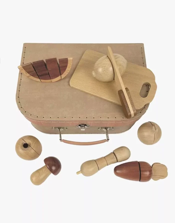 3 Валізка Minikane - 'Фрукти та овочі' з дерев’яними іграшками - Зображення 1