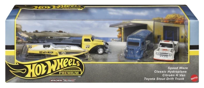 Набір із 4 машинок  Колекція швидкості та стилю  HotWheels масштабу 1:64 - Зображення 2