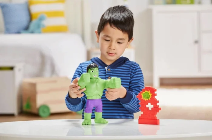 Hasbro Marvel F5067, Spidey and Fantastic Friends, Power Smash Hulk - Зображення 2