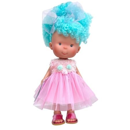 Nines d'Onil: Лялька Піппа з блакитним волоссям, 30см