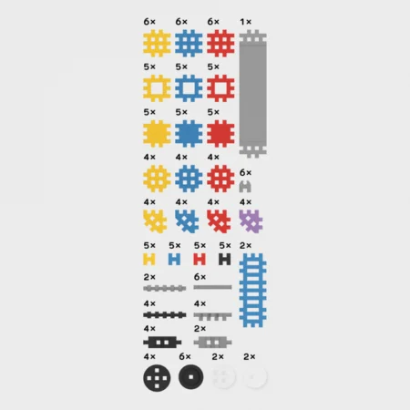 МІНІ-КОНСТРУКТОР ВАФЕЛЬНІ БЛОКИ ЕКСПЕРТ 141 ШТ - Зображення 2