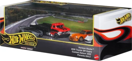 Набір транспортних засобів Mattel Hot Wheels Premium Collector Supra, Porsche, Datsun GMH39-957A 4 шт.