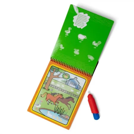 Melissa & Doug. Water WOW: Водна розмальовка з ручкою «Ферма» - Зображення 3