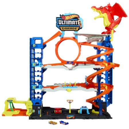 Мега-гараж HOT WHEELS CITY Атака дракону  HKX48 - Зображення 2