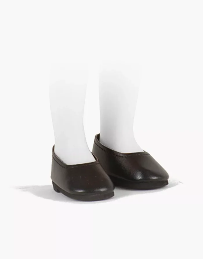 Чорні балетки для ляльки 32см - Зображення 1