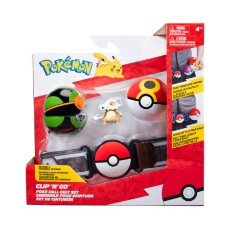 Ігровий набір POKEMON W15 — ПОЯС З ПОКЕБОЛАМИ КУБОН