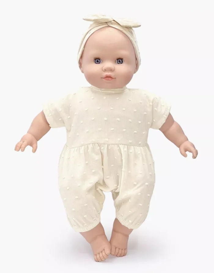 Комбінезон Ноа та її кругла пов'язка на голову з бантом для ляльки 36см - Зображення 2