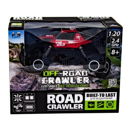 Автомобіль OFF-ROAD CRAWLER з р/к - CAR VS WILD (червоний, акум. 3,6V, метал. корпус, 1:20) - Зображення 2