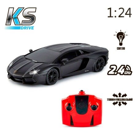 Автомобіль KS DRIVE на р/к - LAMBORGHINI AVENTADOR LP 700-4 (1:24, 2.4Ghz, чорний) - Зображення 3