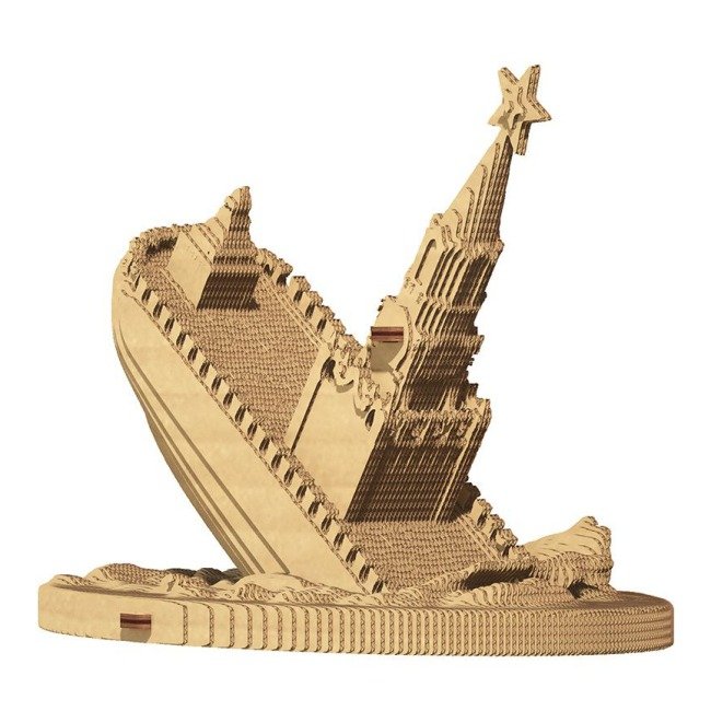 1 Картонний конструктор Cartonic 3D Puzzle THE END OF RUSSIAN WARSHIP - Зображення 1