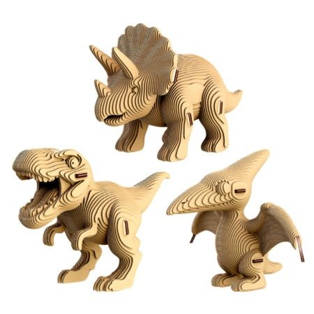 Картонний конструктор  Cartonic 3D Puzzle DINOS TRIO