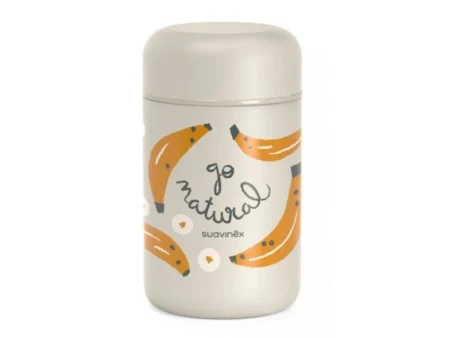 Термос для їжі, Go natural ,400 мл/бежевий,жовтий банан (8426420080880) - Зображення 2