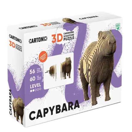 Картонний конструктор  Cartonic 3D Puzzle CAPYBARA - Зображення 2