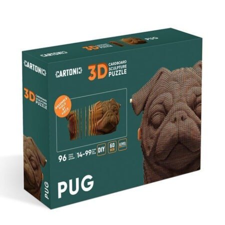 Картонний конструктор  Cartonic 3D Puzzle Pug - Зображення 3