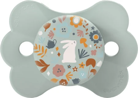 Пустушка фізіологічна у формі метелика, 6-18 місяців,  Wonderland , світло-зелена з малюнком (8426420901185)