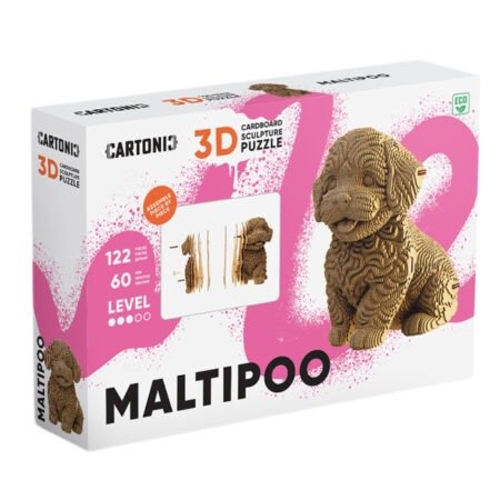 Картонний конструктор  Cartonic 3D Puzzle MALTIPOO - Зображення 4