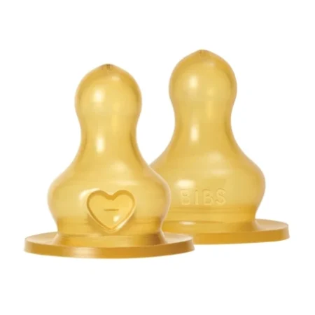 Змінна соска для бутилочки 5000002 BIBS Baby Bottle Nipple Round Latex 2 pack Medium Flow - Зображення 2
