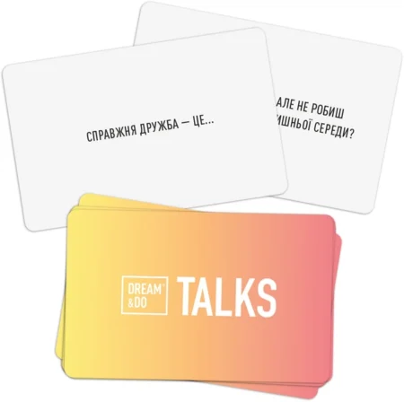 Настільна гра-розмова  Dream&Do Talks - Friends  (українська мова) - Зображення 3