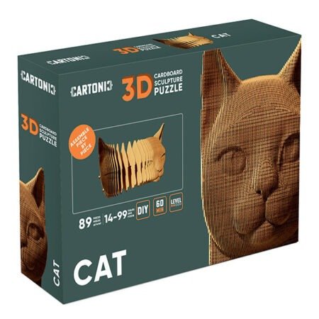 Картонний конструктор  Cartonic 3D Puzzle CAT - Зображення 3