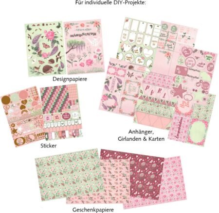 Набір паперу дизайнерського «Пишний сад» - Зображення 3