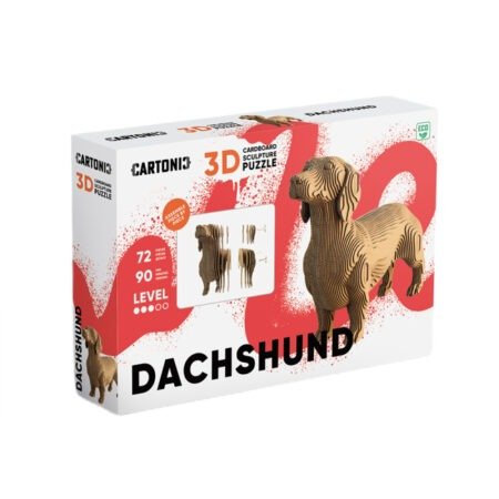 Картонний конструктор  Cartonic 3D Puzzle DACHSHUND - Зображення 3