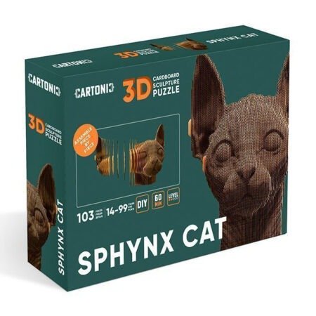 Картонний конструктор  Cartonic 3D Puzzle Sphynx cat - Зображення 3