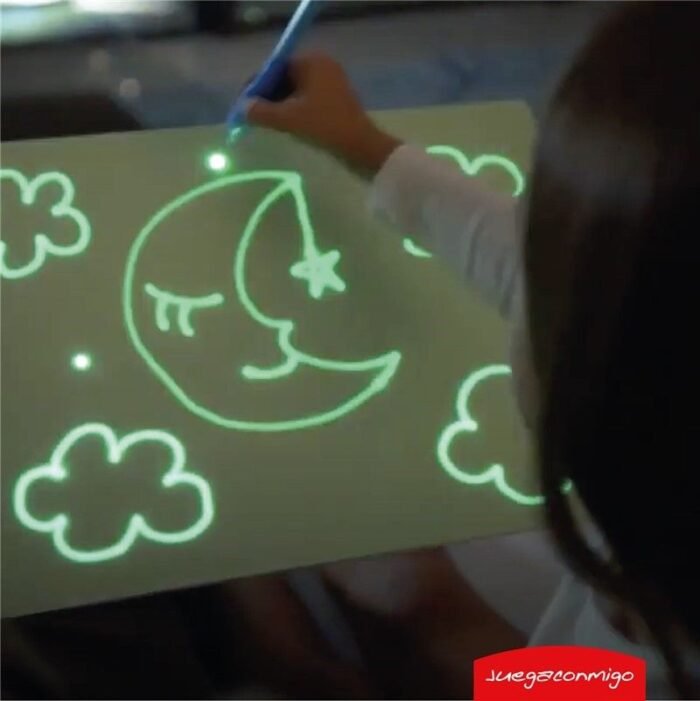 Флуоресцентна дошка для малювання світлом А4 - Зображення 2