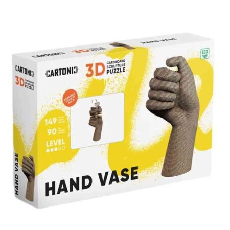 Картонний конструктор  Cartonic 3D Puzzle HAND VASE - Зображення 3