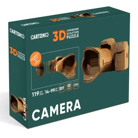 Картонний конструктор  Cartonic 3D Puzzle Camera - Зображення 3