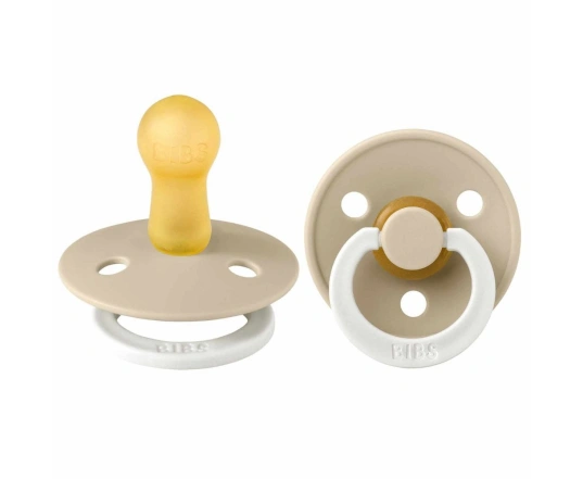 9 Соска пустушка 300257 BIBS Pacifier Colour Latex Size 3 Vanilla GLOW - Зображення 1