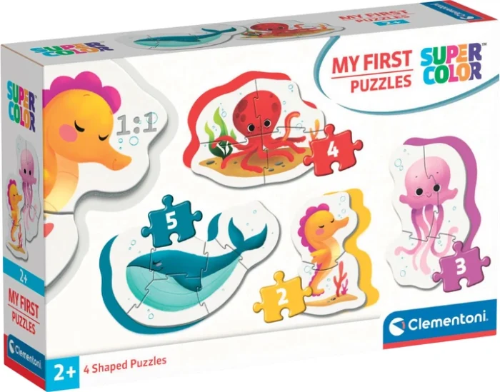 Пазл 4 в 1 Clementoni  Sea Life , серія  My First Puzzles - Зображення 1
