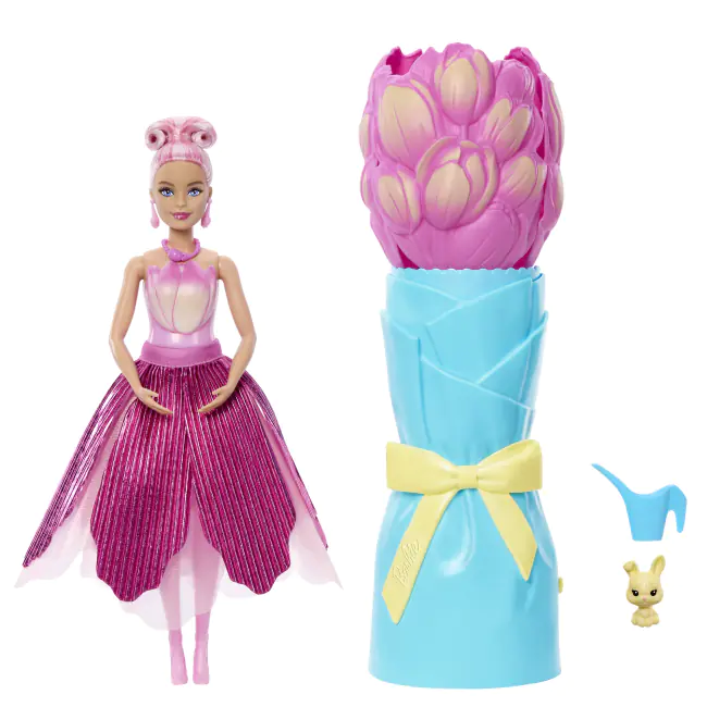 Набір-сюрприз з лялькою Barbie Petal Pop  Рожевий тюльпан