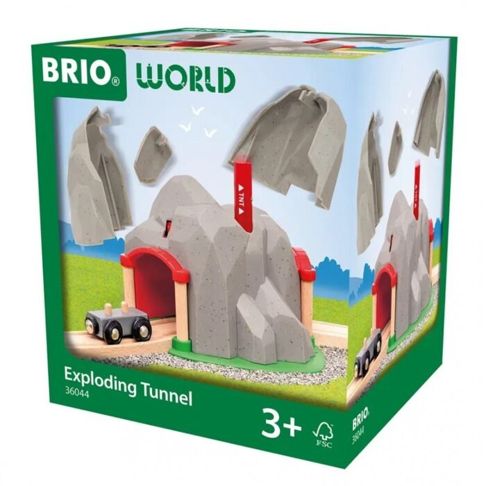 Вибуховий тунель для залізниці BRIO (36044) - Зображення 1