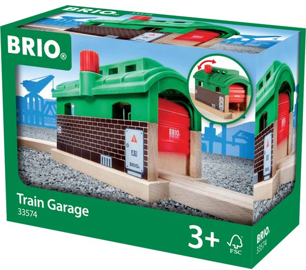 1 Депо BRIO з механічними дверима (33574) - Зображення 1