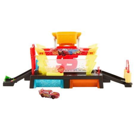 Ігровий набір  Автомийка з МакКвіном  з серії  Зміни колір  з м/ф  Тачки