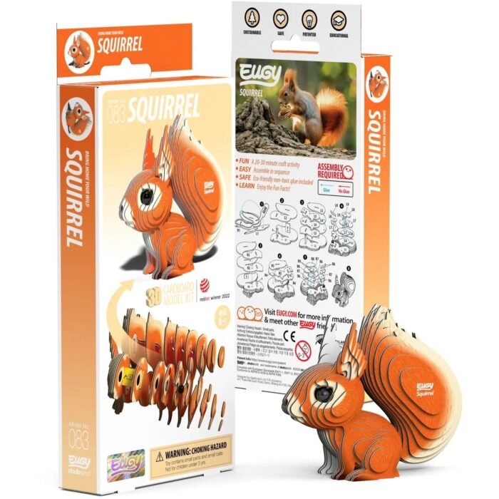 1 Збірна 3Д модель Зоопарк: Білка - Зображення 1
