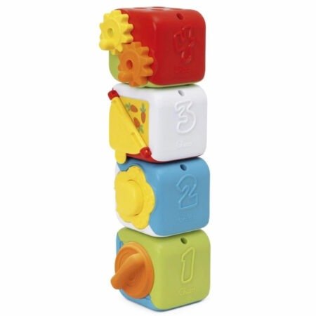 Іграшка розвиваюча 2 в 1  Мультисенсорні кубики Монтессорі