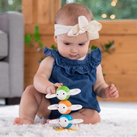 Магнітна пірамідка Веселі бджілки Fat Brain Toys Dizzy Bees  (F294ML)