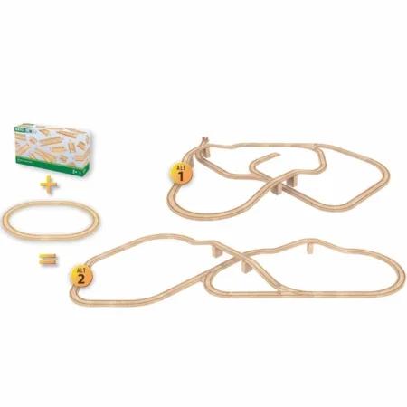 Великий набір розширень для залізниці BRIO 50 ел. (33772) - Зображення 4